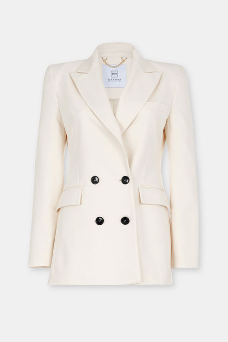 Sako na dvoredno kopčanje Tiffany Production